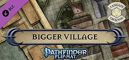 Fantasy Grounds - Pathfinder RPG - Pathfinder Flip-Mat - Bigger Village