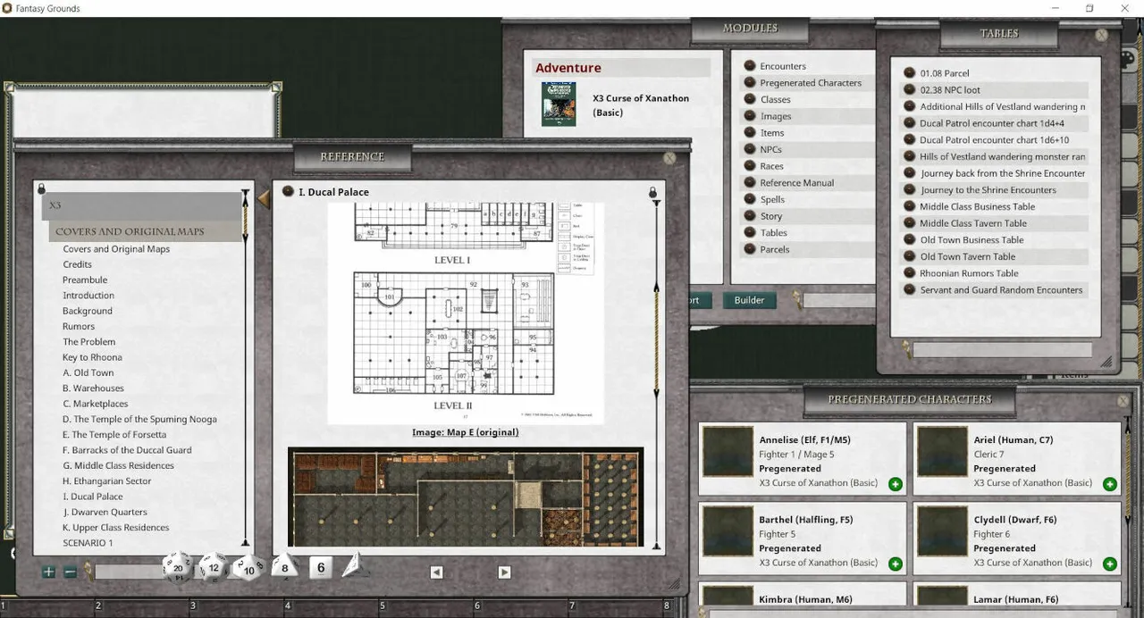Fantasy Grounds - D&D Classics: X3 Curse of Xanathon (Basic) Screenshot 2