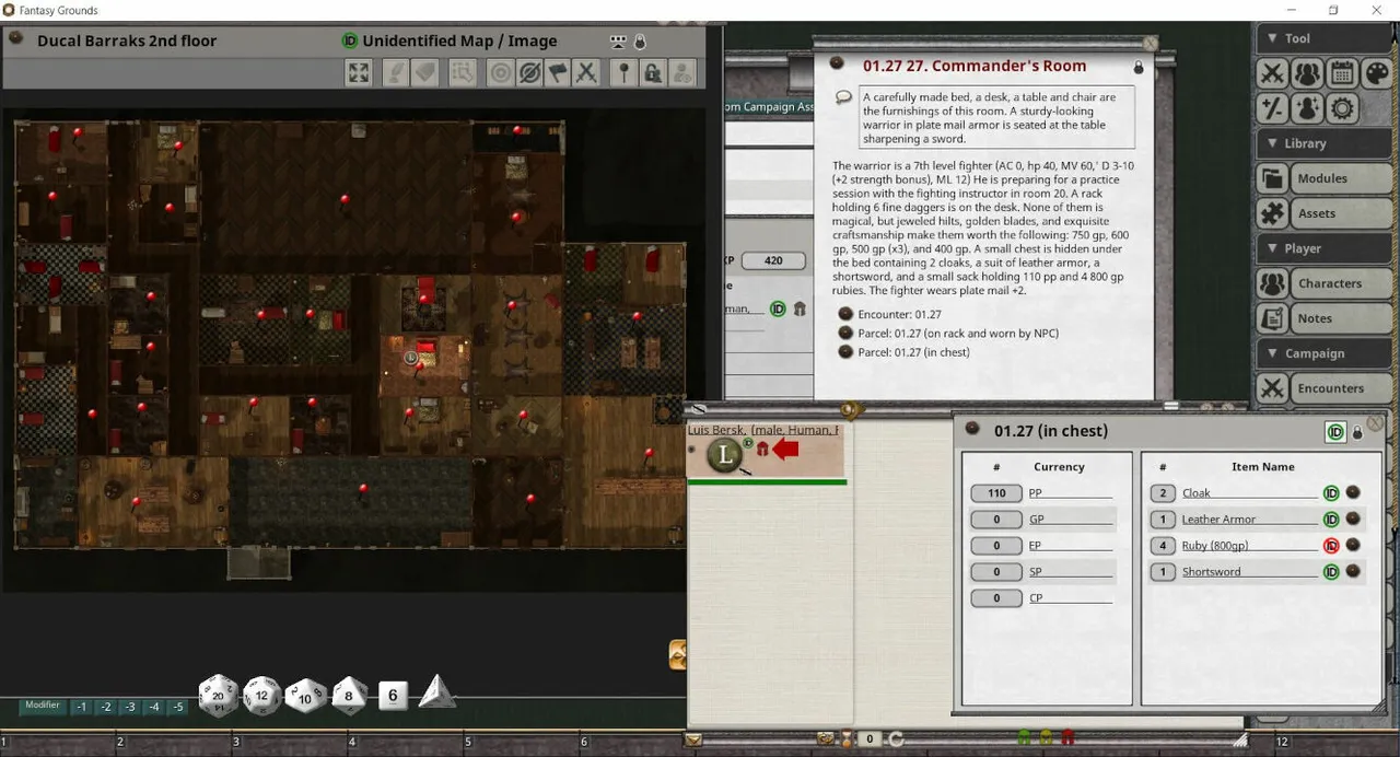 Fantasy Grounds - D&D Classics: X3 Curse of Xanathon (Basic) Screenshot 3