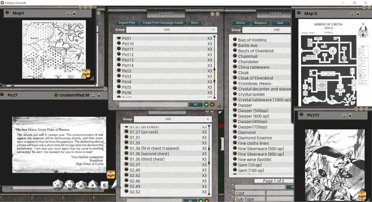 Fantasy Grounds - D&D Classics: X3 Curse of Xanathon (Basic) Screenshot 1