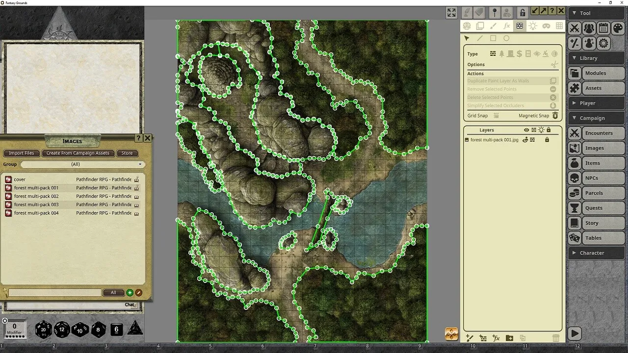 Fantasy Grounds - Pathfinder RPG - Pathfinder Flip-Mat - Forest Multi-Pack Screenshot 3