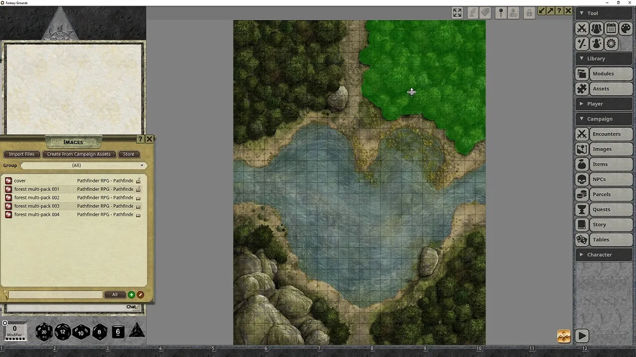 Fantasy Grounds - Pathfinder RPG - Pathfinder Flip-Mat - Forest Multi-Pack Screenshot 2