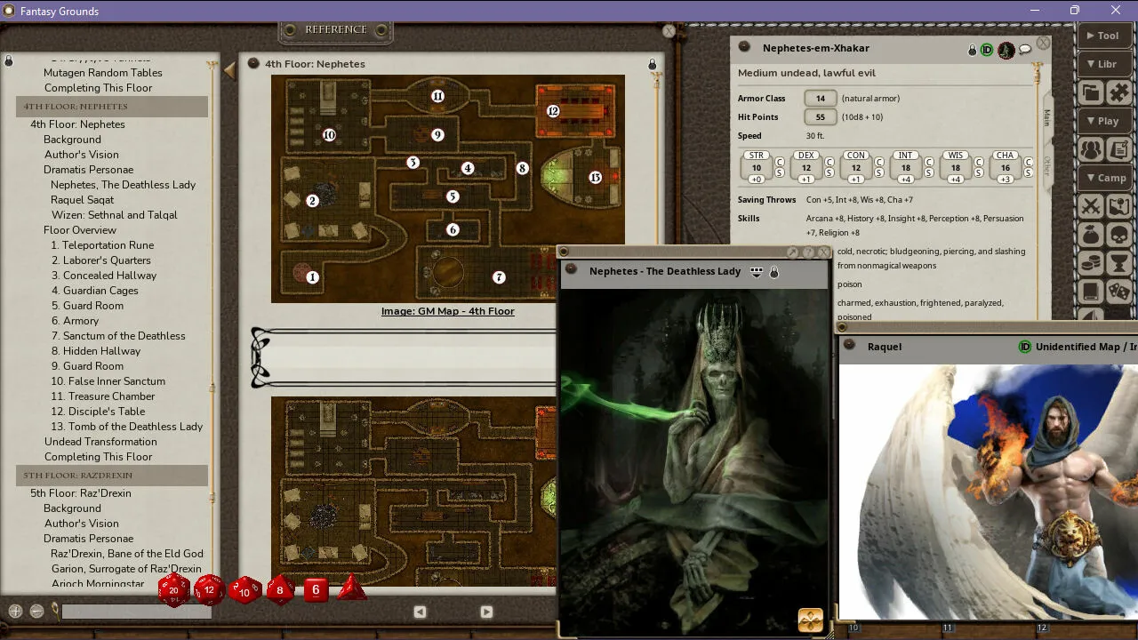 Fantasy Grounds - Karthax - The Living Tower Screenshot 1