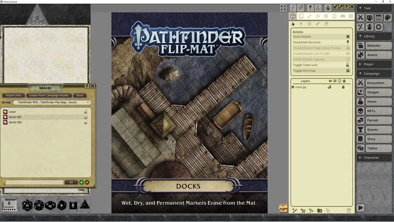 Fantasy Grounds - Pathfinder RPG - Pathfinder Flip-Mat: Docks Screenshot 2