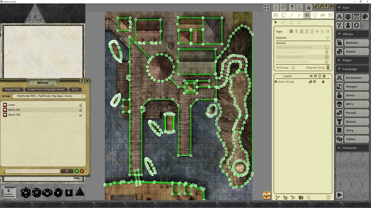 Fantasy Grounds - Pathfinder RPG - Pathfinder Flip-Mat: Docks Screenshot 3