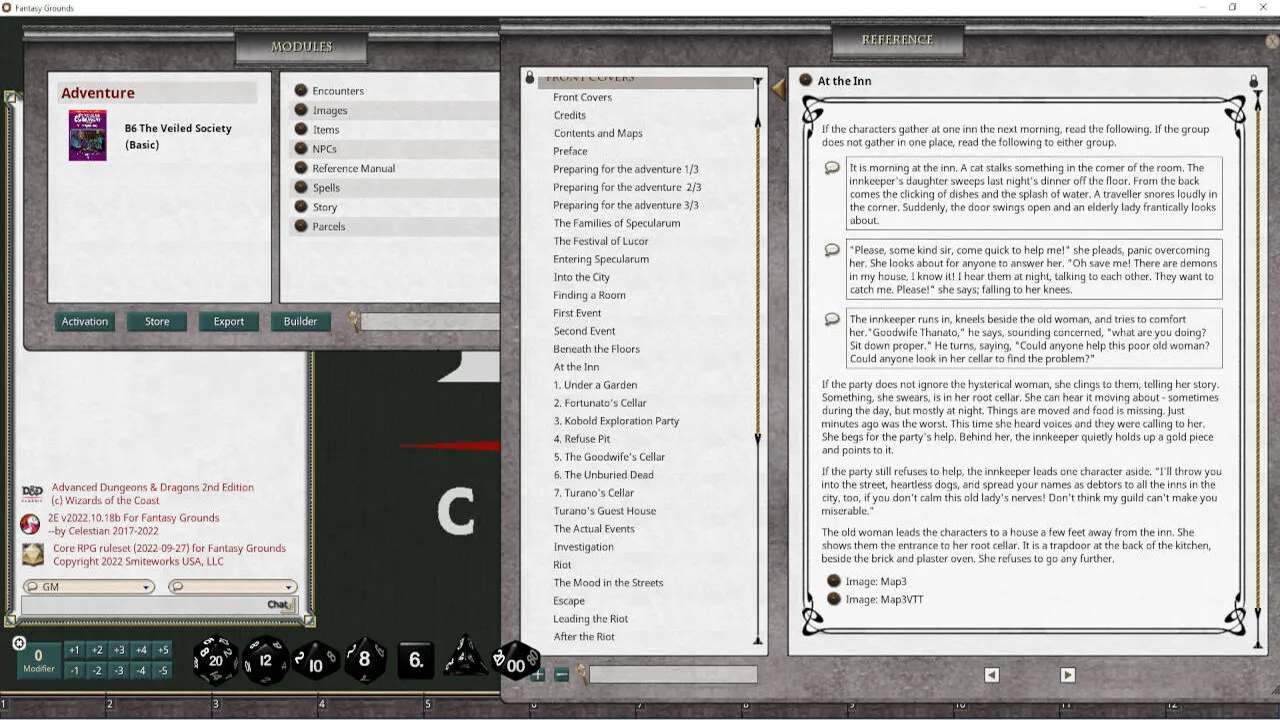 Fantasy Grounds - D&D Classics: B6 The Veiled Society (Basic) Screenshot 0