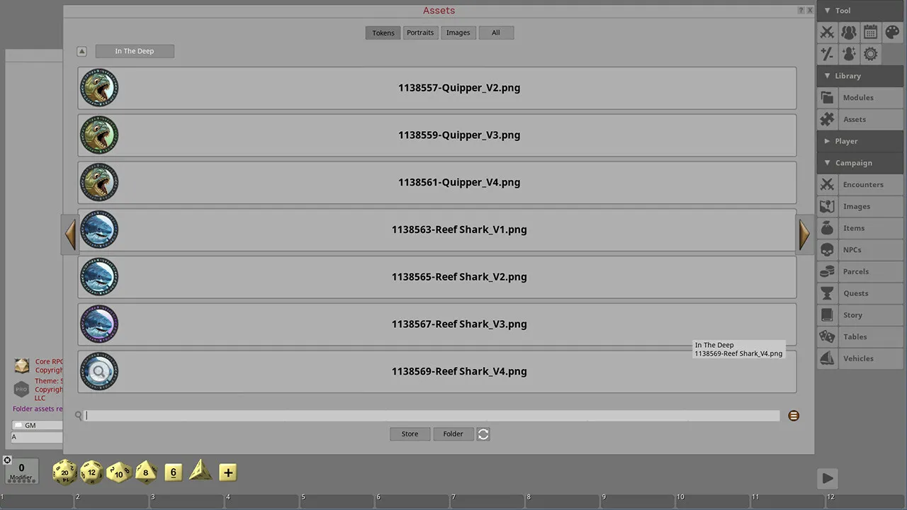 Fantasy Grounds - In The Deep Screenshot 0