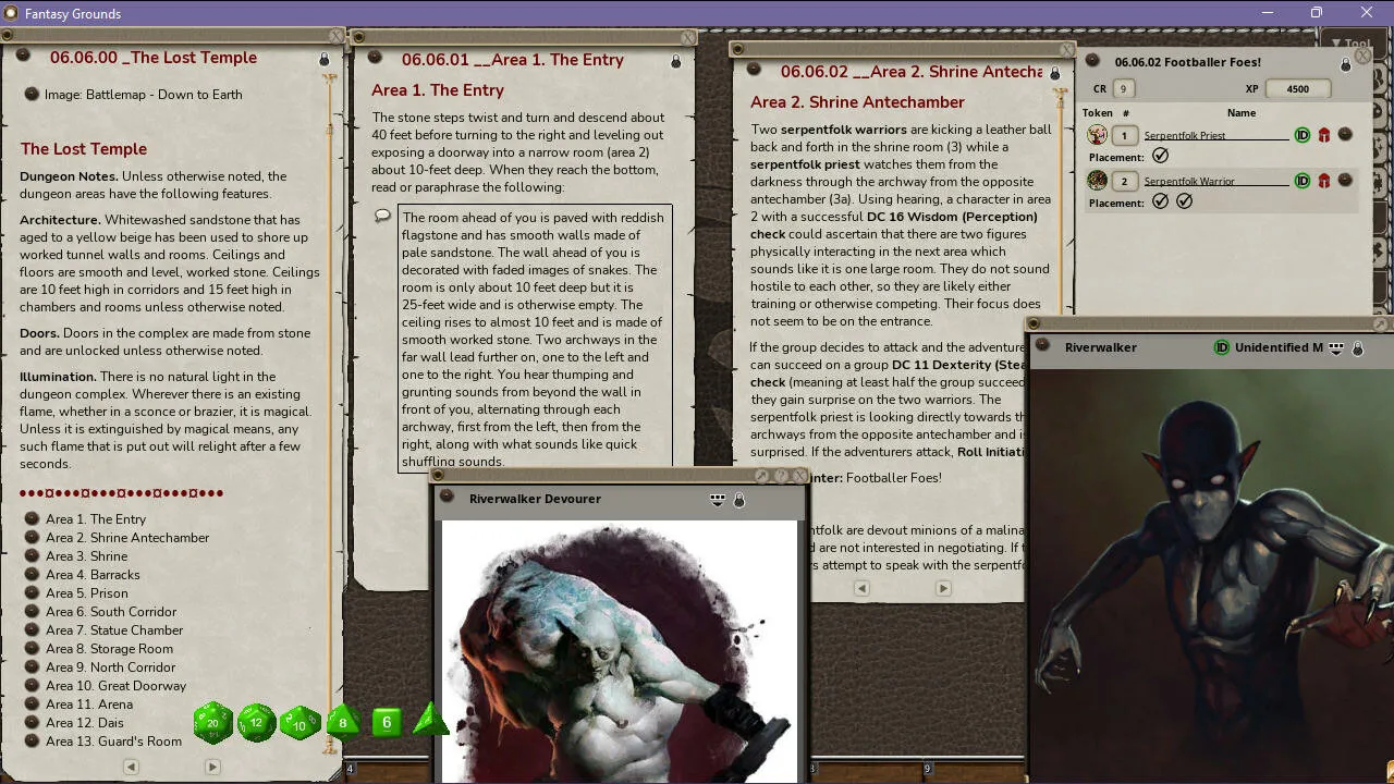 Fantasy Grounds - Enter the Jungle Screenshot 4