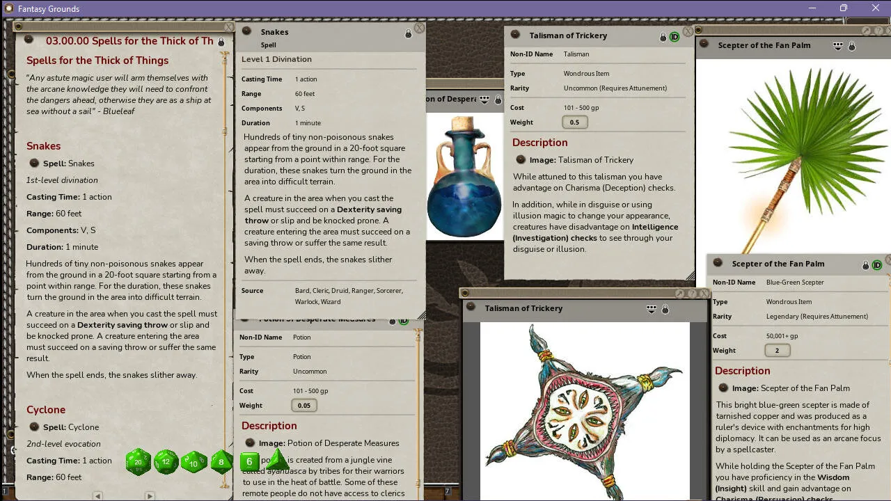 Fantasy Grounds - Enter the Jungle Screenshot 3