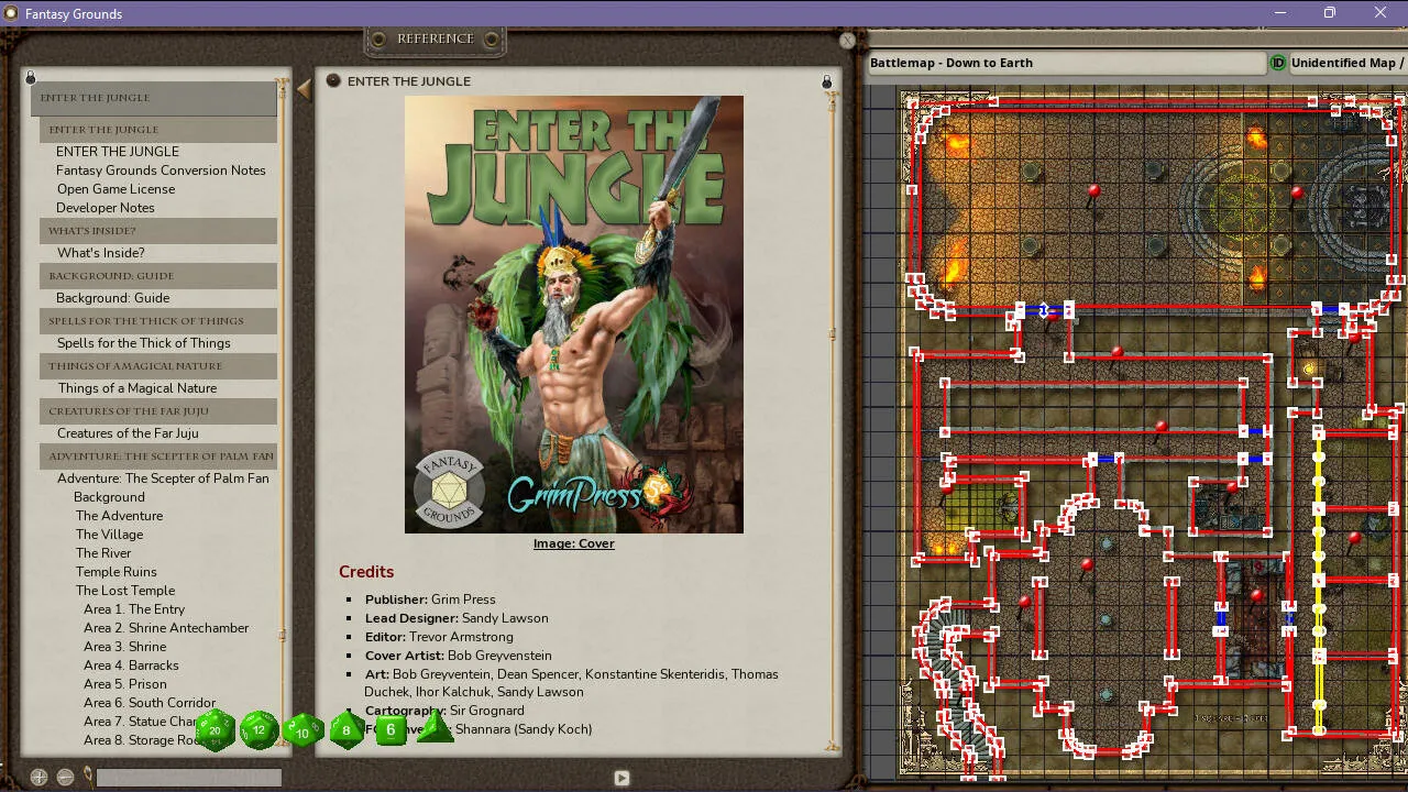 Fantasy Grounds - Enter the Jungle Screenshot 1
