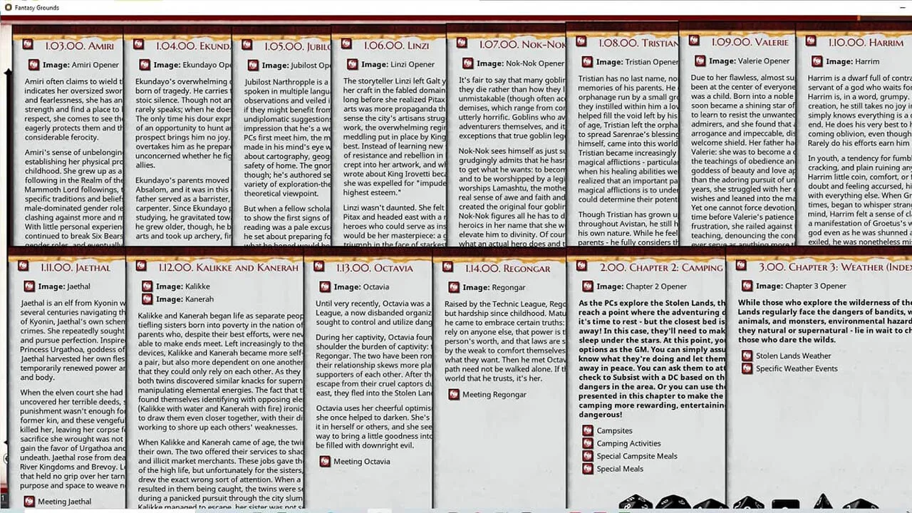 Fantasy Grounds - Pathfinder 2 RPG - Kingmaker Companion Guide Screenshot 5