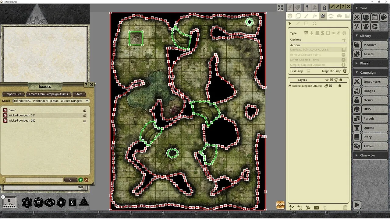 Fantasy Grounds - Pathfinder RPG - Pathfinder Flip-Mat: Wicked Dungeon Screenshot 2