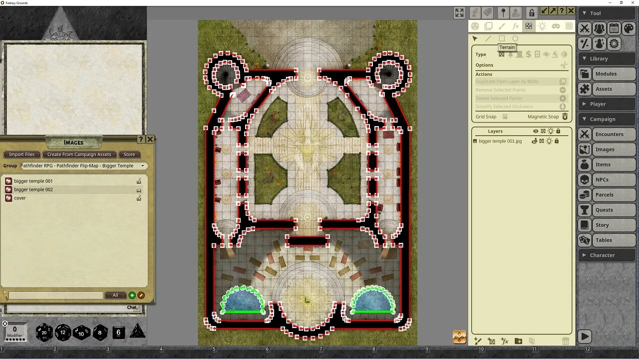 Fantasy Grounds - Pathfinder RPG - Pathfinder Flip-Mat: Bigger Temple Screenshot 3