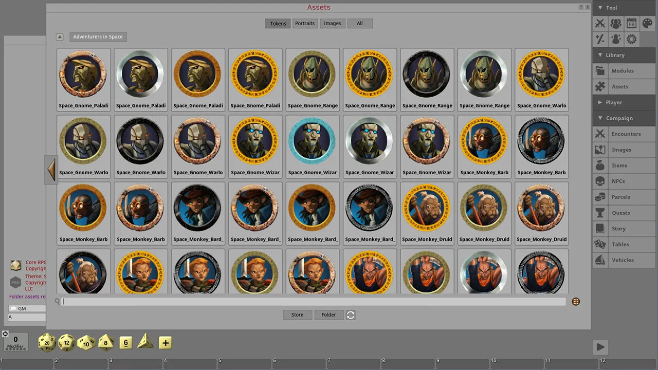 Fantasy Grounds - Adventurers in Space Screenshot 0