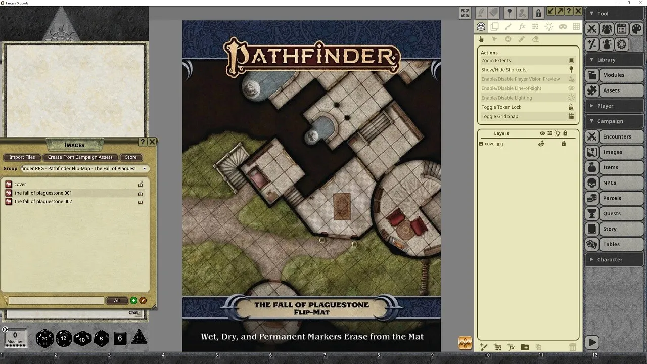 Fantasy Grounds - Pathfinder RPG - Pathfinder Flip-Mat: The Fall of Plaguestone Screenshot 3