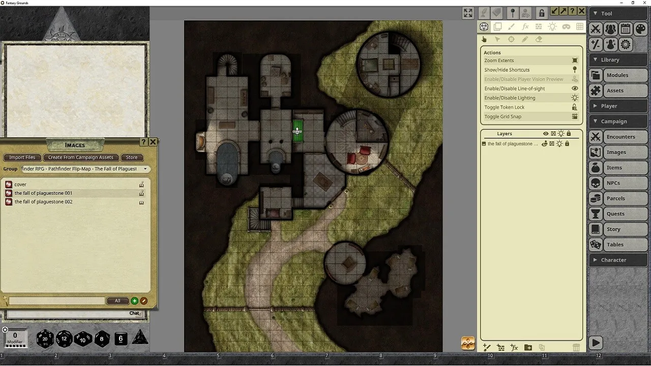 Fantasy Grounds - Pathfinder RPG - Pathfinder Flip-Mat: The Fall of Plaguestone Screenshot 4