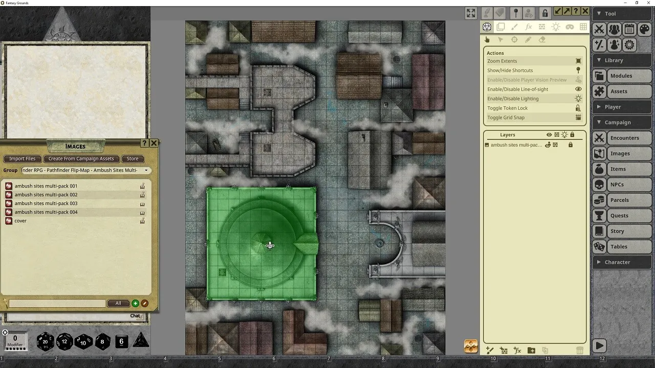 Fantasy Grounds - Pathfinder RPG - Pathfinder Flip-Mat: Ambush Sites Multi-Pack Screenshot 3