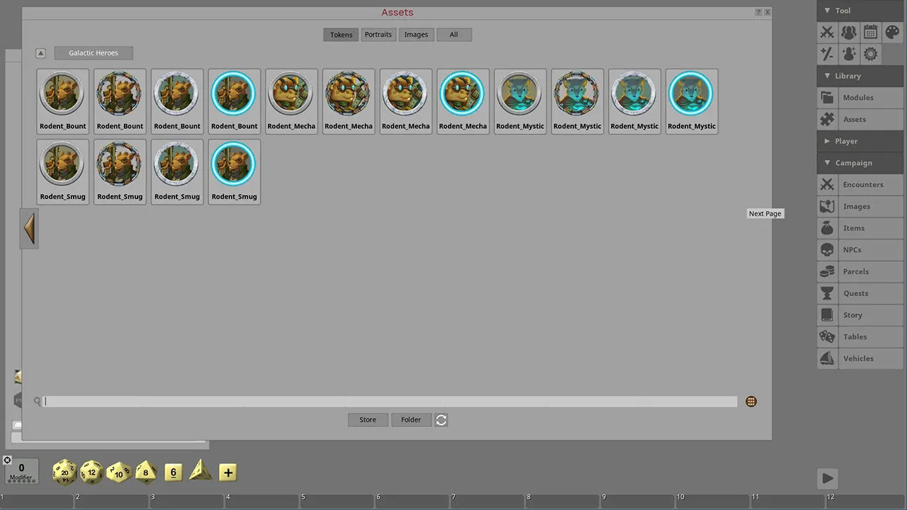 Fantasy Grounds - Galactic Heroes Screenshot 1