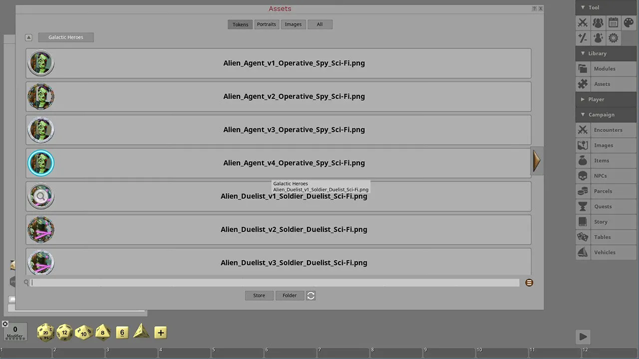 Fantasy Grounds - Galactic Heroes Screenshot 0