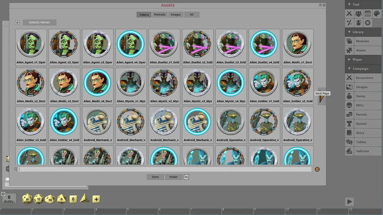Fantasy Grounds - Galactic Heroes Screenshot 2