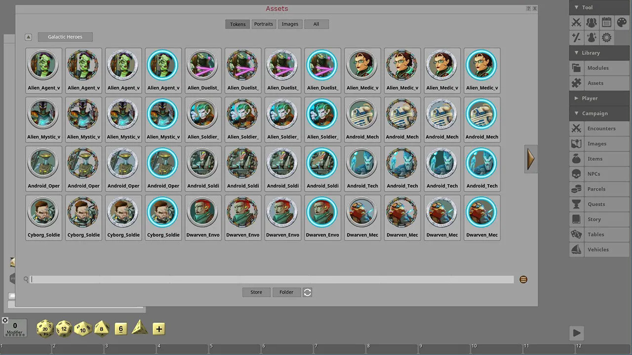 Fantasy Grounds - Galactic Heroes Screenshot 3