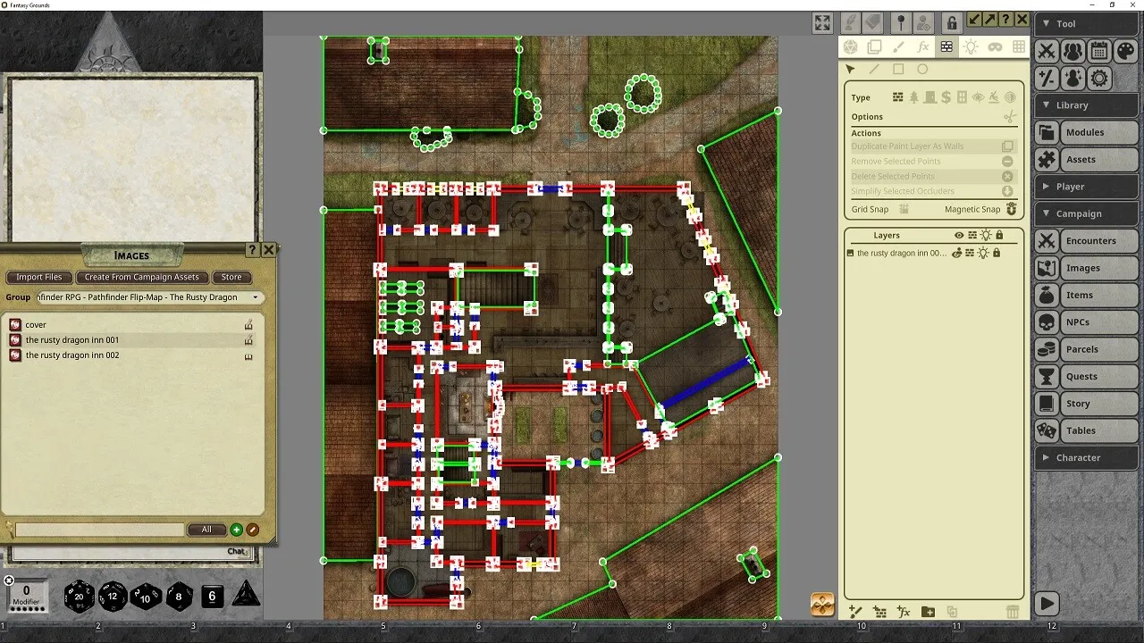 Fantasy Grounds - Pathfinder RPG - Pathfinder Flip-Mat: The Rusty Dragon Inn Screenshot 2