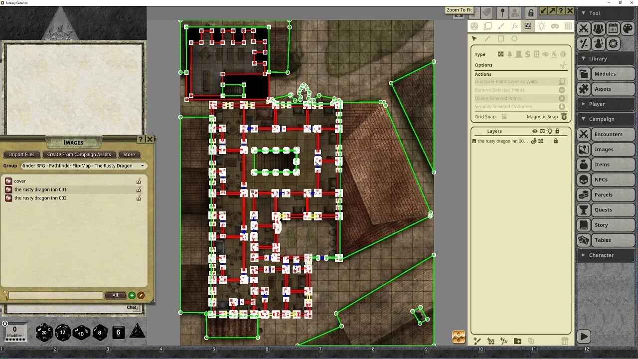 Fantasy Grounds - Pathfinder RPG - Pathfinder Flip-Mat: The Rusty Dragon Inn Screenshot 0