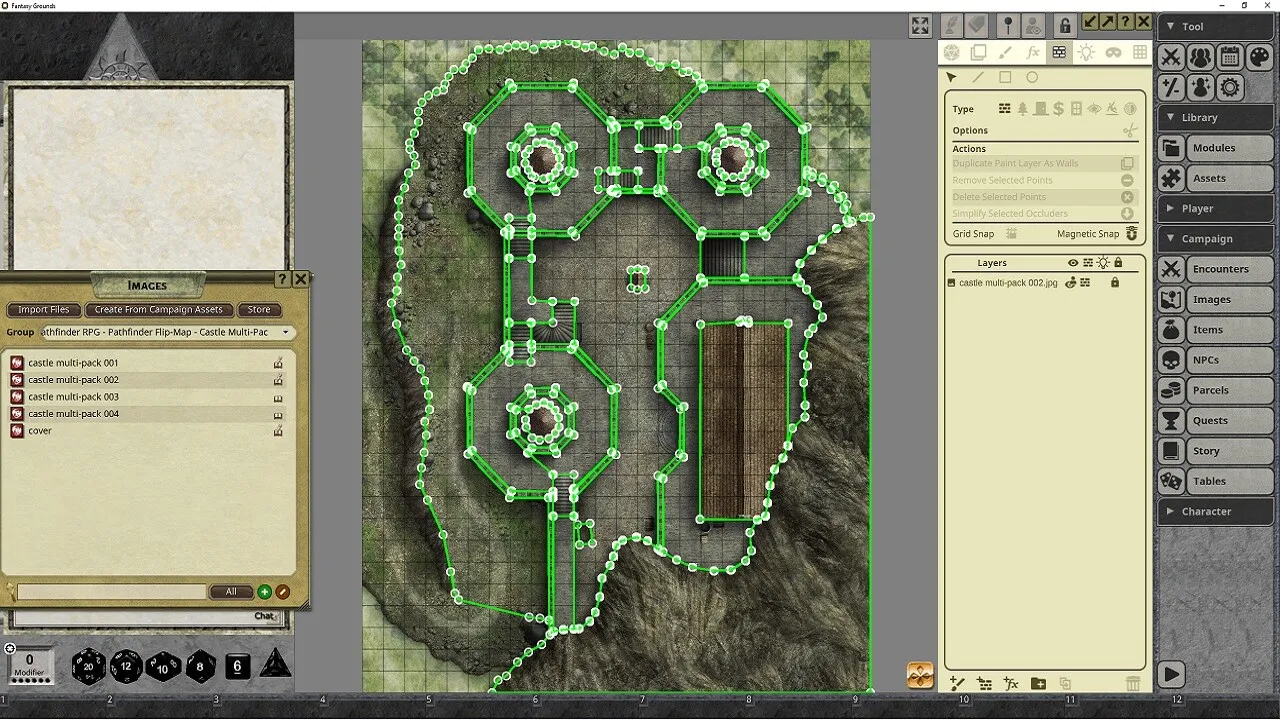 Fantasy Grounds - Pathfinder RPG - Pathfinder Flip-Mat: Castle Multi-Pack Screenshot 1