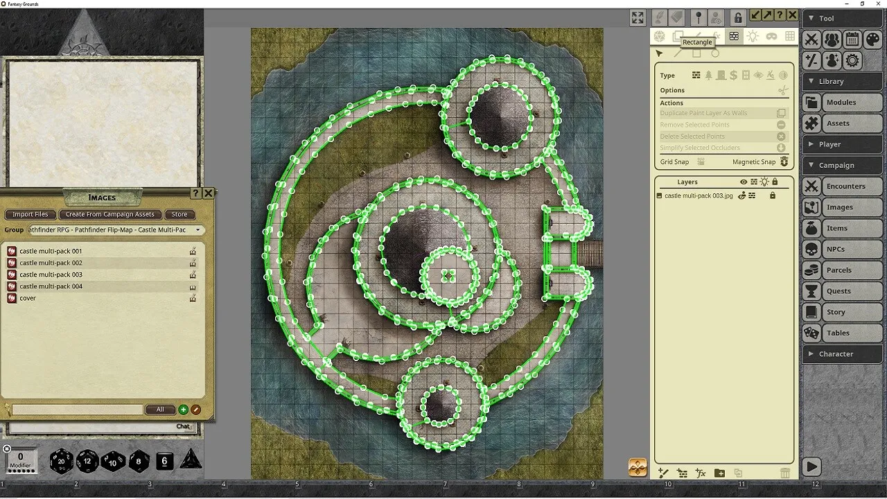 Fantasy Grounds - Pathfinder RPG - Pathfinder Flip-Mat: Castle Multi-Pack Screenshot 4
