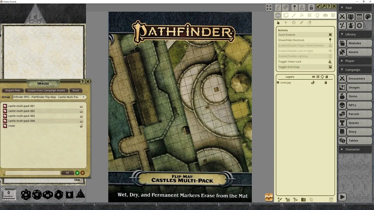 Fantasy Grounds - Pathfinder RPG - Pathfinder Flip-Mat: Castle Multi-Pack Screenshot 2