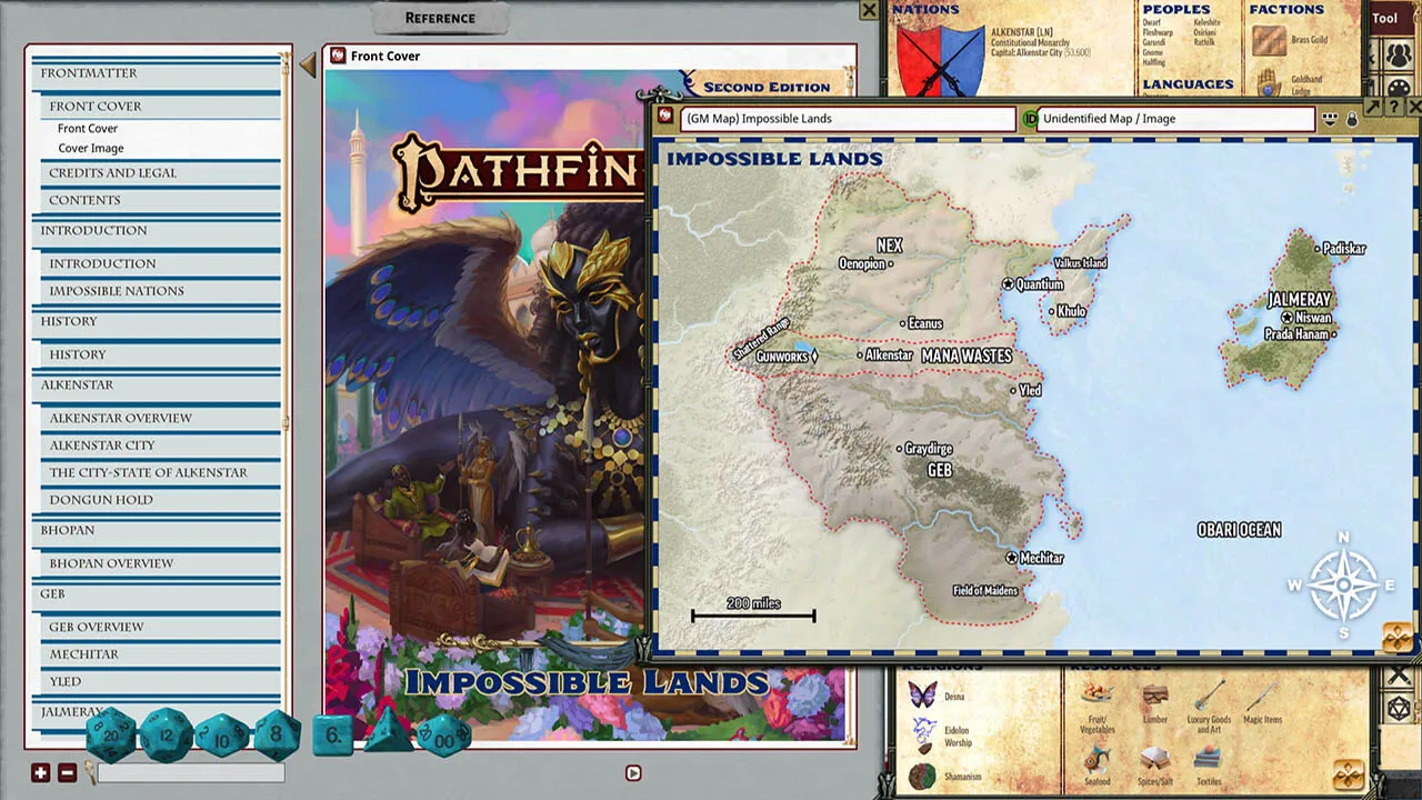 Fantasy Grounds - Pathfinder 2 RPG - Lost Omens: Impossible Lands Screenshot 6