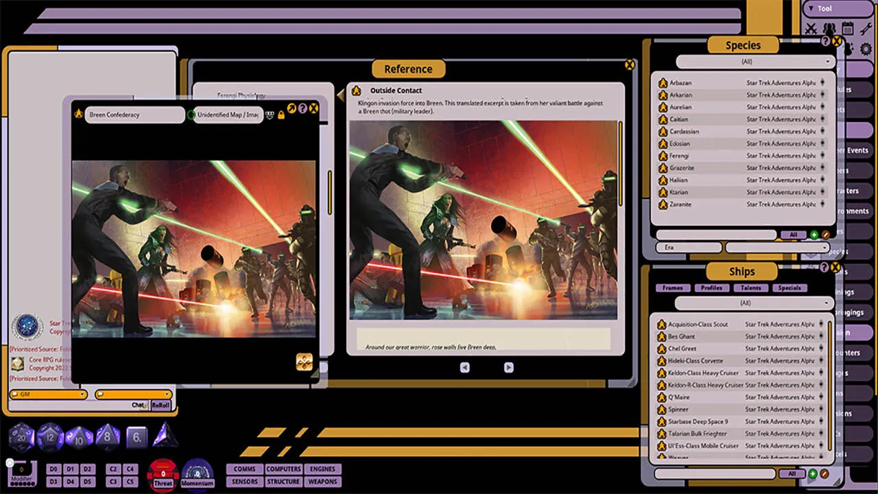 Fantasy Grounds - Star Trek Adventures: Alpha Quadrant Sourcebook Screenshot 0