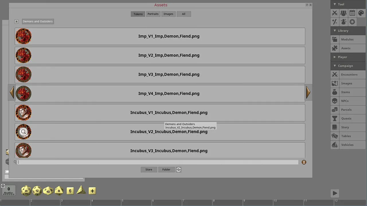 Fantasy Grounds - Demons & Outsiders Screenshot 1