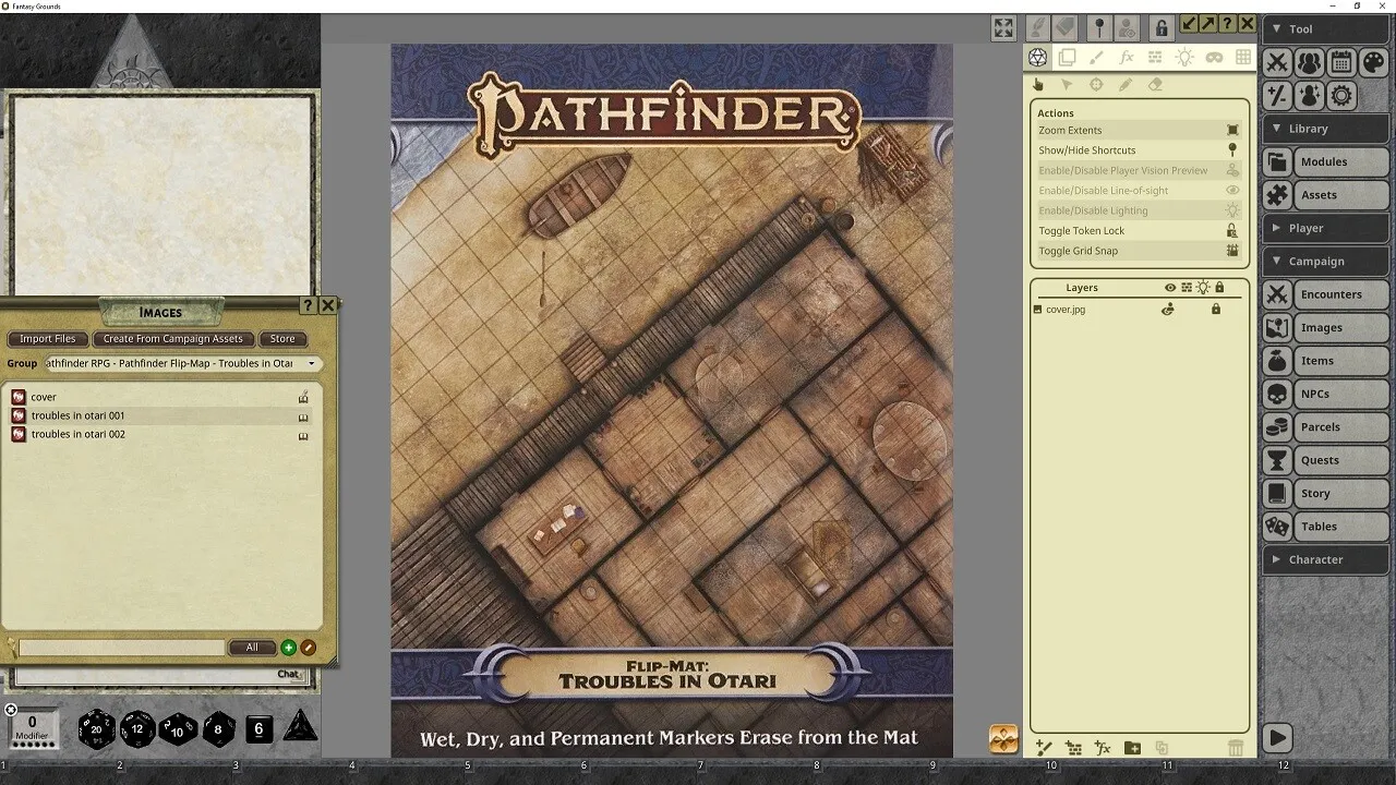Fantasy Grounds - Pathfinder RPG - Pathfinder Flip-Mat: Troubles in Otari Screenshot 4