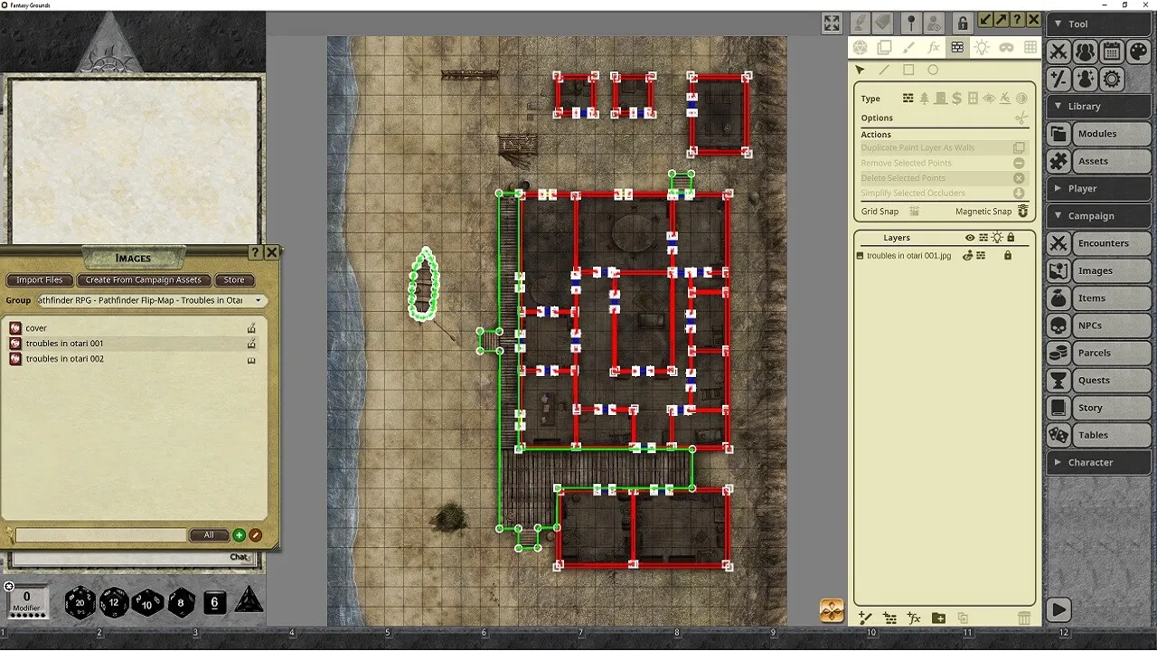 Fantasy Grounds - Pathfinder RPG - Pathfinder Flip-Mat: Troubles in Otari Screenshot 3