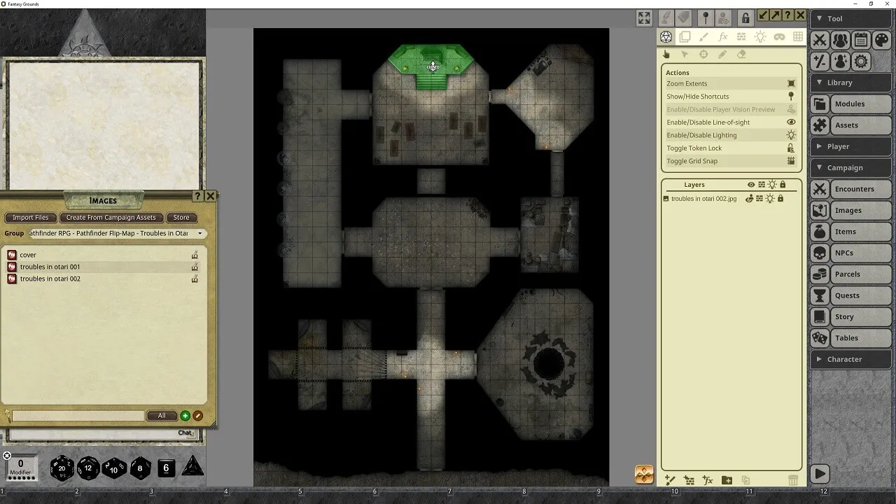 Fantasy Grounds - Pathfinder RPG - Pathfinder Flip-Mat: Troubles in Otari Screenshot 0