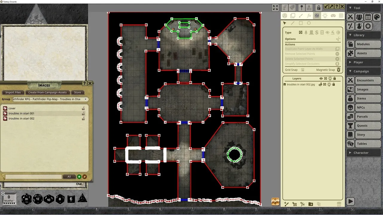 Fantasy Grounds - Pathfinder RPG - Pathfinder Flip-Mat: Troubles in Otari Screenshot 1