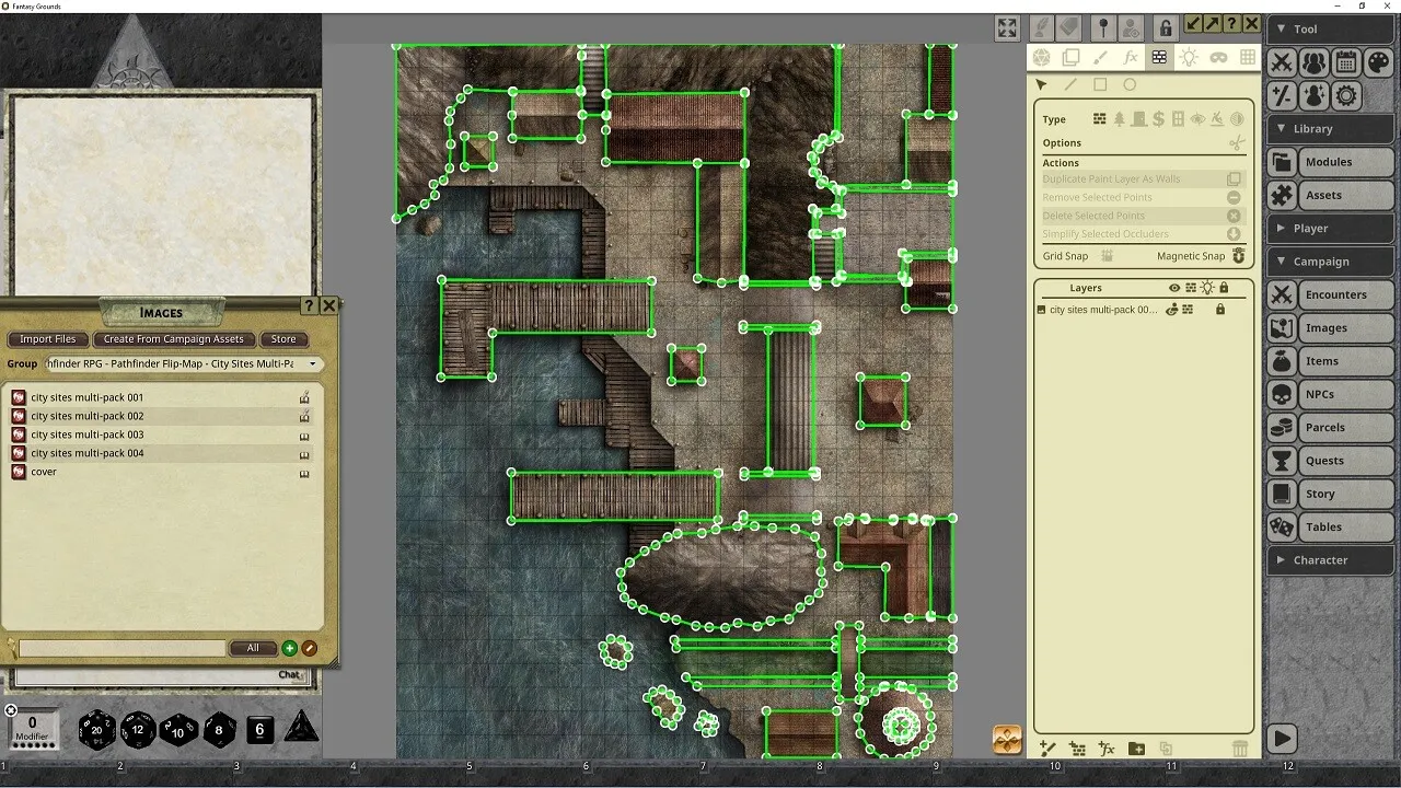 Fantasy Grounds - Pathfinder RPG - Pathfinder Flip-Mat: City Sites Multi-Pack Screenshot 2