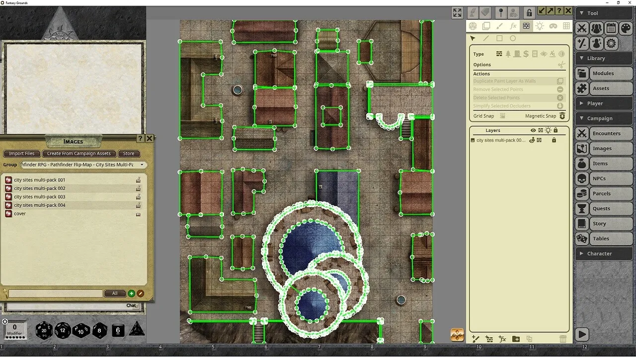 Fantasy Grounds - Pathfinder RPG - Pathfinder Flip-Mat: City Sites Multi-Pack Screenshot 0