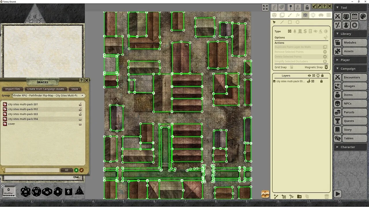 Fantasy Grounds - Pathfinder RPG - Pathfinder Flip-Mat: City Sites Multi-Pack Screenshot 1