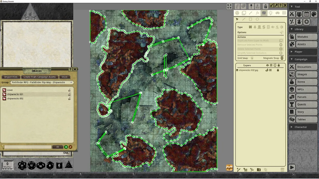 Fantasy Grounds - Pathfinder RPG - Pathfinder Flip-Mat: Shipwrecks Screenshot 0