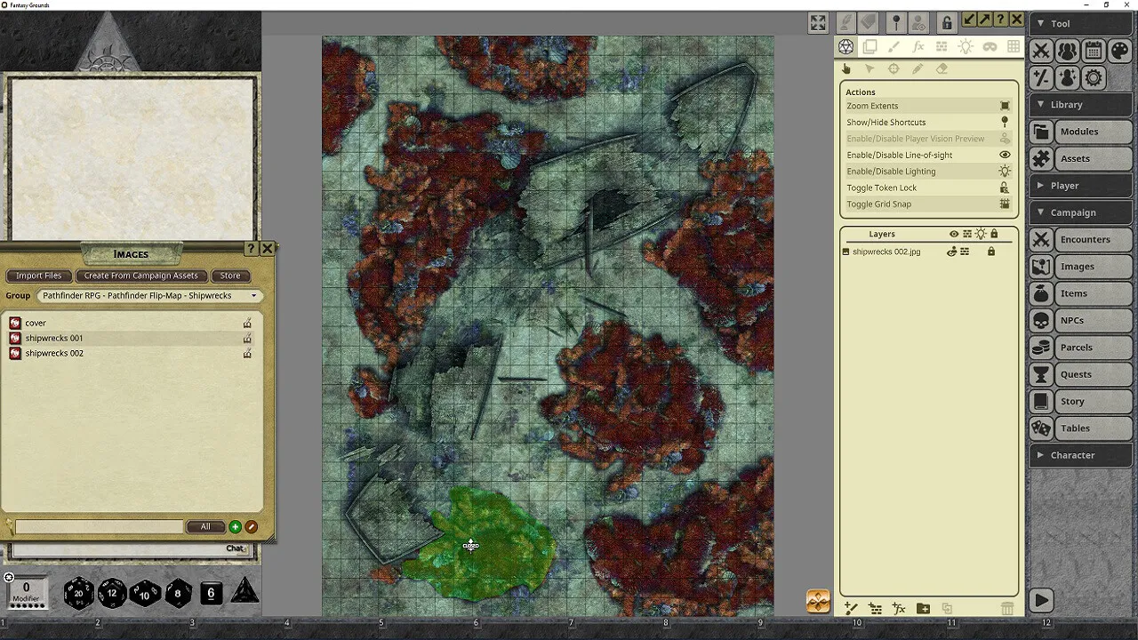 Fantasy Grounds - Pathfinder RPG - Pathfinder Flip-Mat: Shipwrecks Screenshot 2