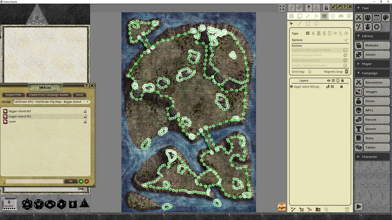 Fantasy Grounds - Pathfinder RPG - Pathfinder Flip-Mat: Bigger Island Screenshot 0