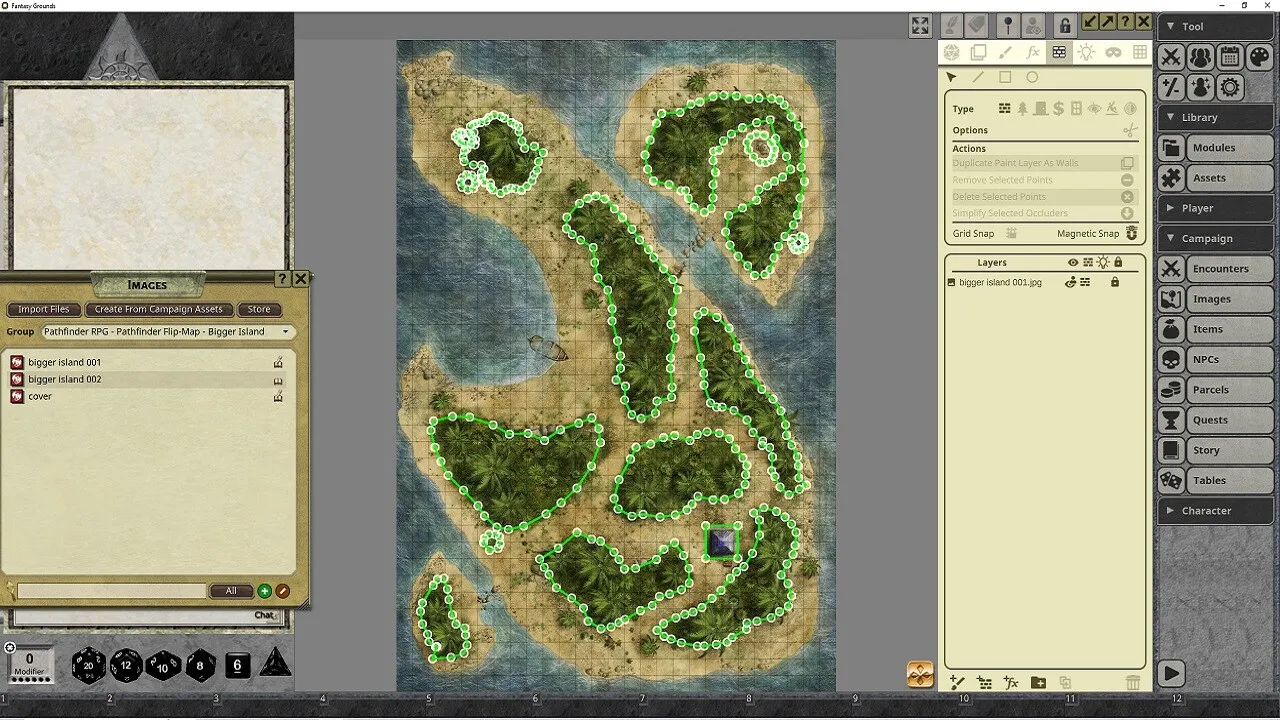 Fantasy Grounds - Pathfinder RPG - Pathfinder Flip-Mat: Bigger Island Screenshot 2