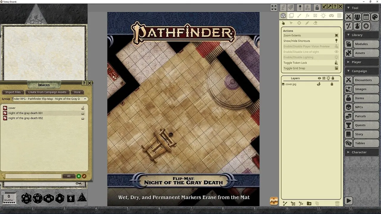 Fantasy Grounds - Pathfinder RPG - Pathfinder Flip-Mat: Night of the Gray Death Screenshot 2