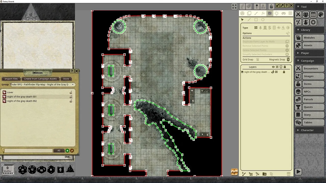 Fantasy Grounds - Pathfinder RPG - Pathfinder Flip-Mat: Night of the Gray Death Screenshot 3