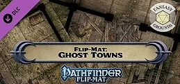 Fantasy Grounds - Pathfinder RPG - Pathfinder Flip-Mat: Ghost Towns