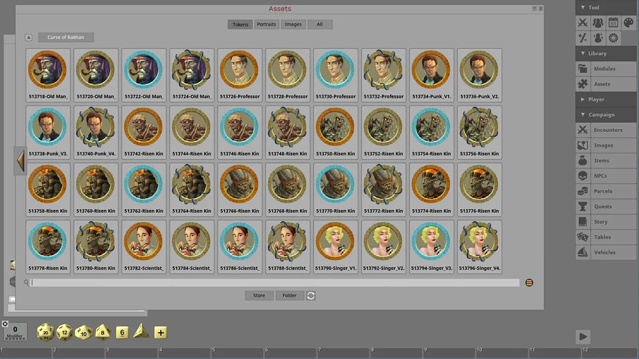 Fantasy Grounds - Curse of Ra'khan Screenshot 1