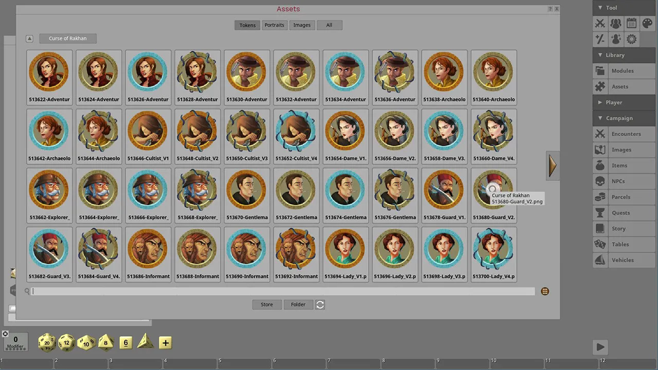 Fantasy Grounds - Curse of Ra'khan Screenshot 2