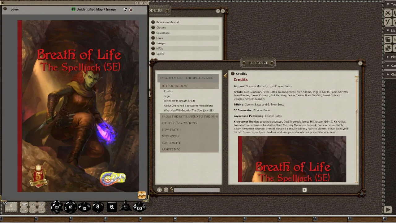 Fantasy Grounds - Breath of Life - The Spelljack Screenshot 4